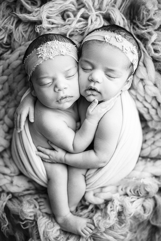 twin newborn sisters, Northern Virginia