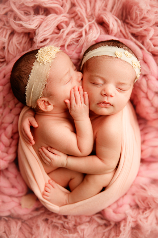 twin newborn baby girls, Fredericksburg