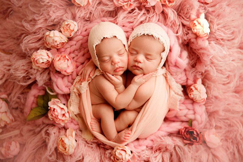 Washington DC newborn twin photographer