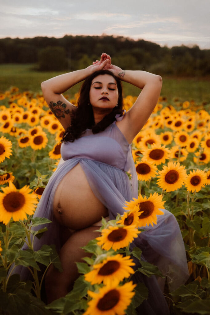 sunflower pregnancy photos