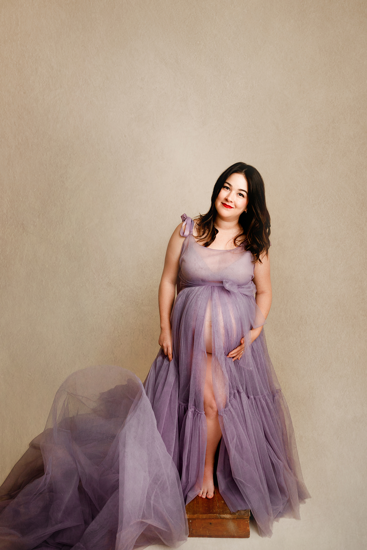 fine art maternity photo shoot