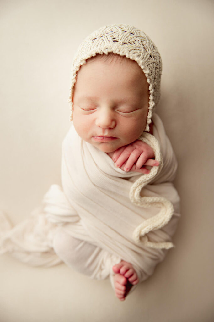 newborn in photography studio Occoquan