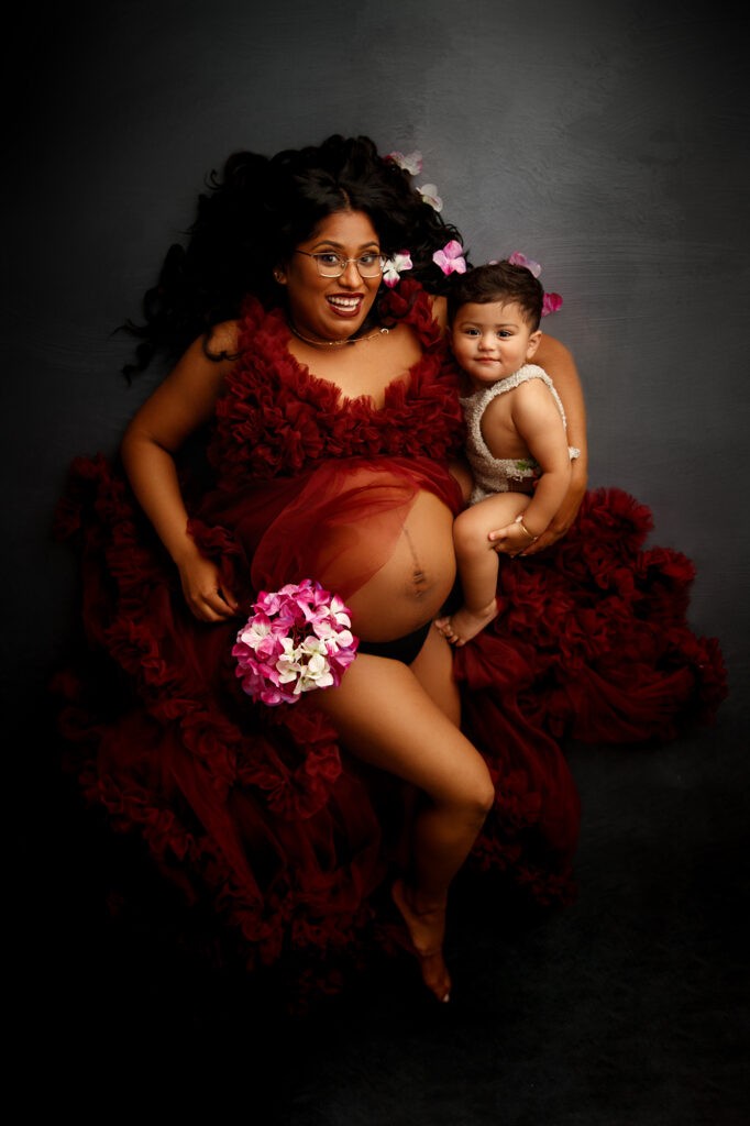 studio maternity photo shoot, Washington DC
