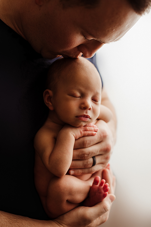 newborn baby boy in photo session, Virginia