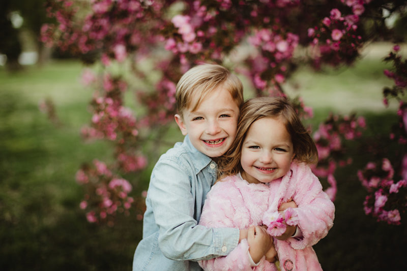 family photographer Cherry blossoms Northern Virginia