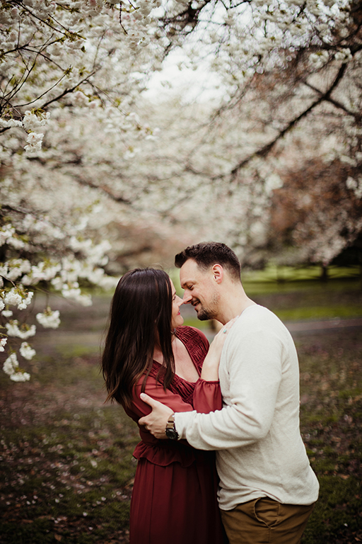 cherry blossom family photo shoot Alexandria