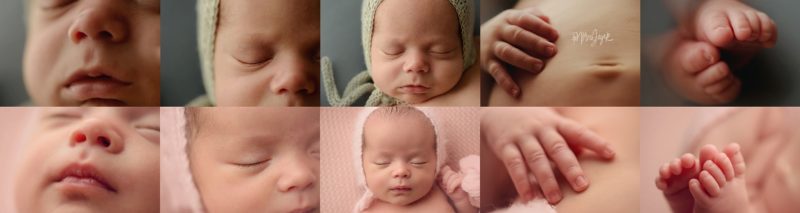 newborn detailed macro shots