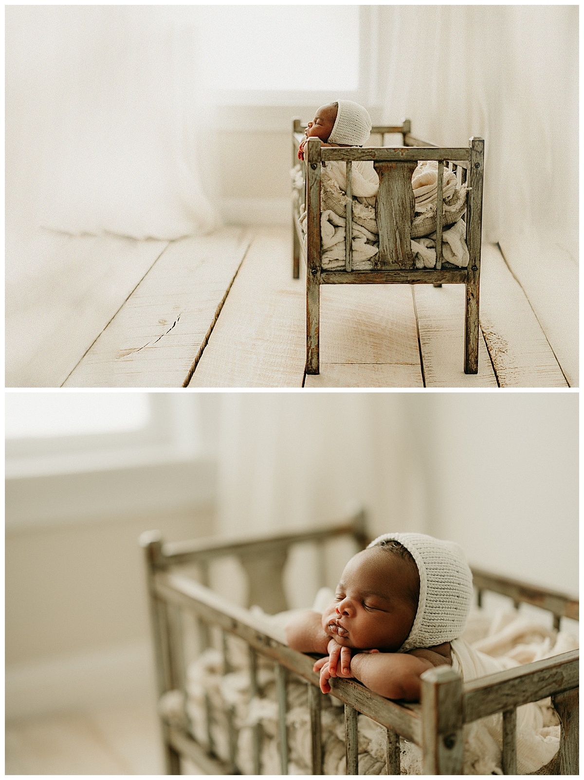 Baby boy closing eyes for Norma Fayak Photography