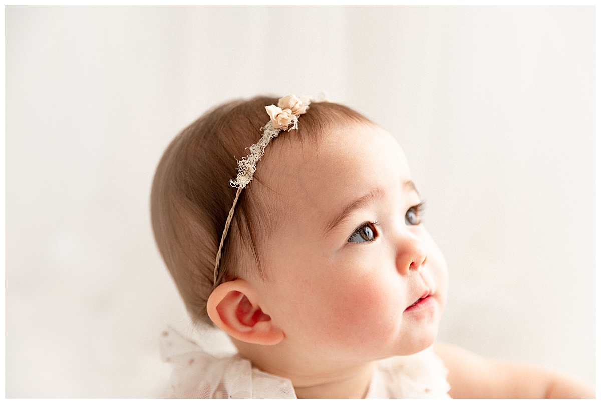 Details of baby hair bow by Norma Fayak Photography