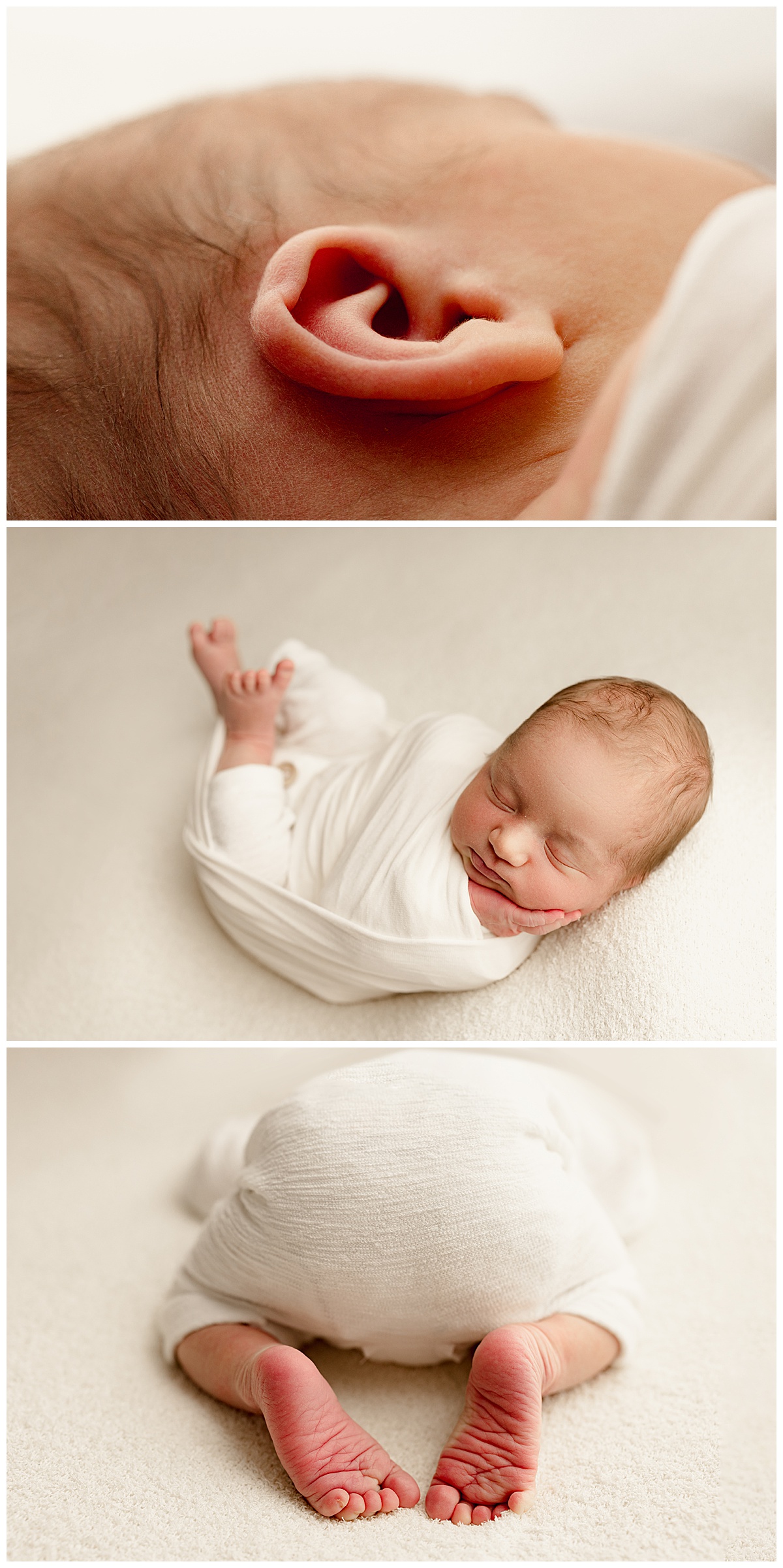 Up close and personal with baby boy for Norma Fayak Photography