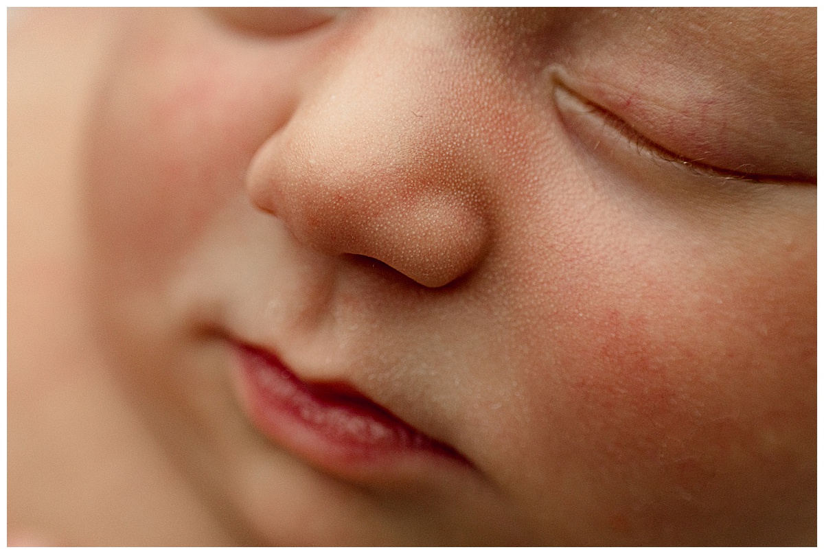 Nose of infant for White Room Session 