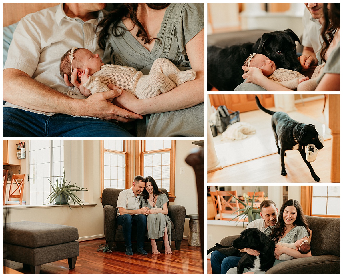 Parents cuddle with baby for Norma Fayak Photography