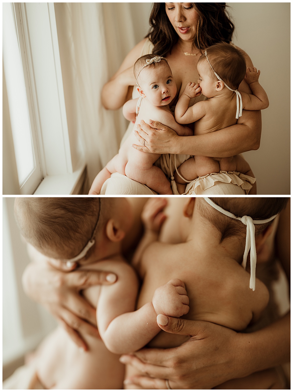 infants breastfeeding for Norma Fayak Photography