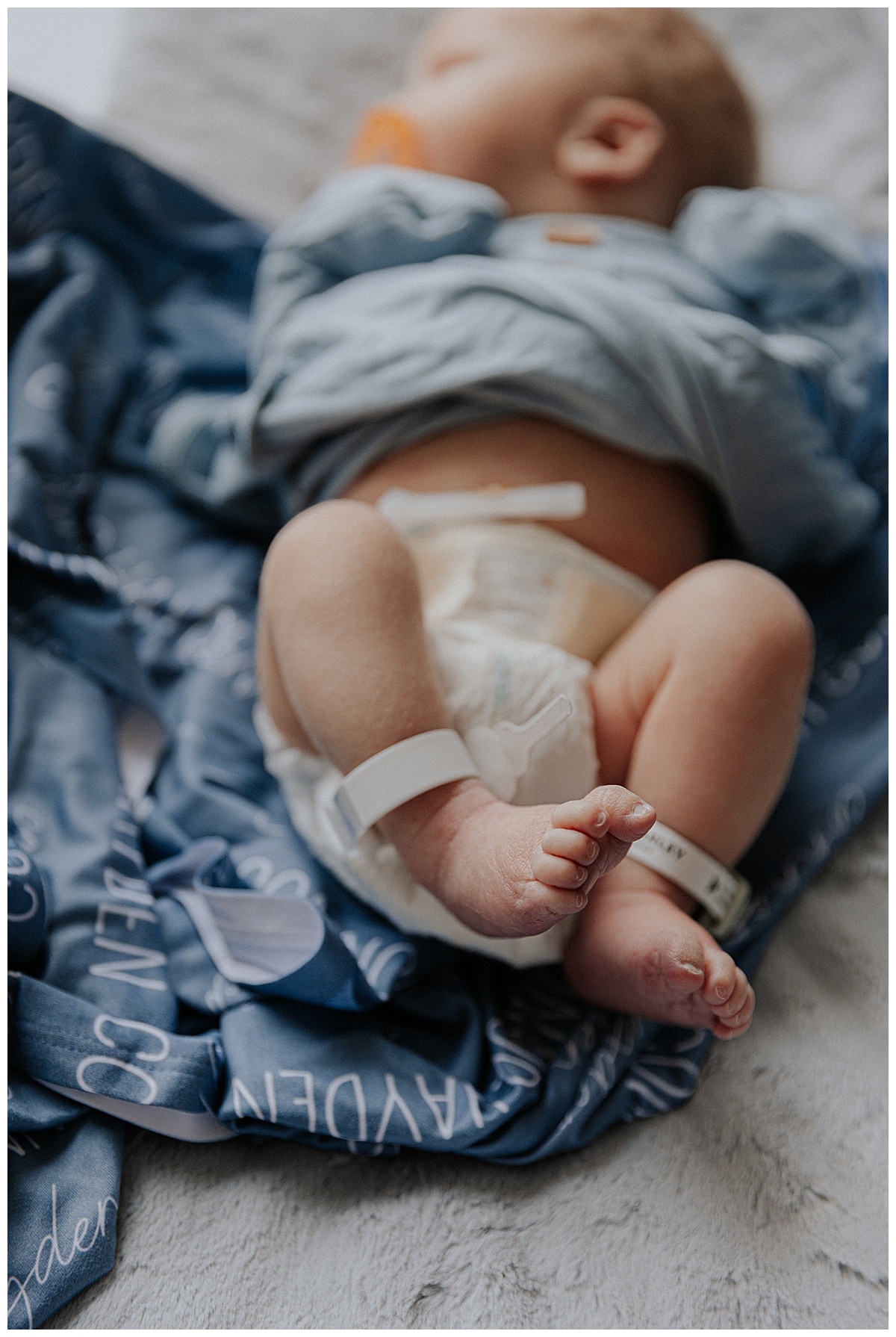 tiny feet for Washington DC Newborn Photographer