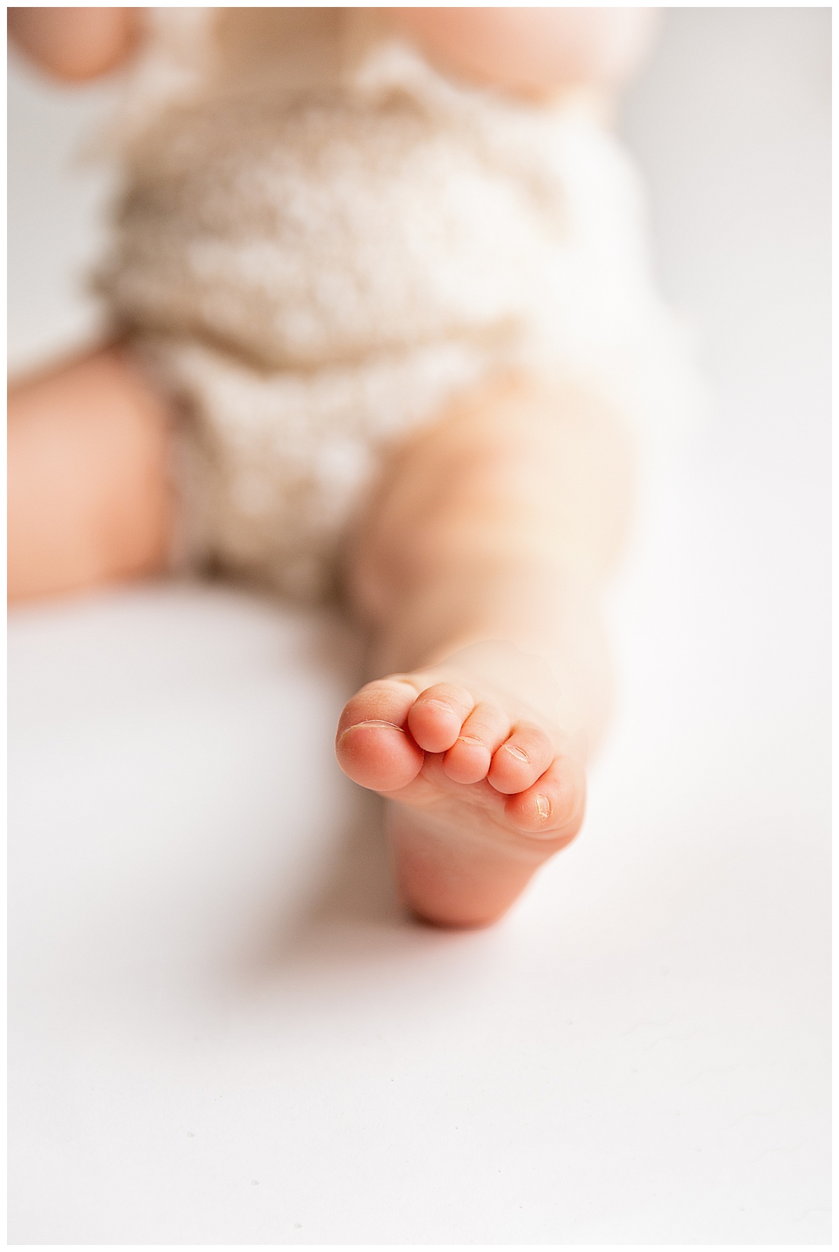 Baby toes by Virginia Newborn Photographer