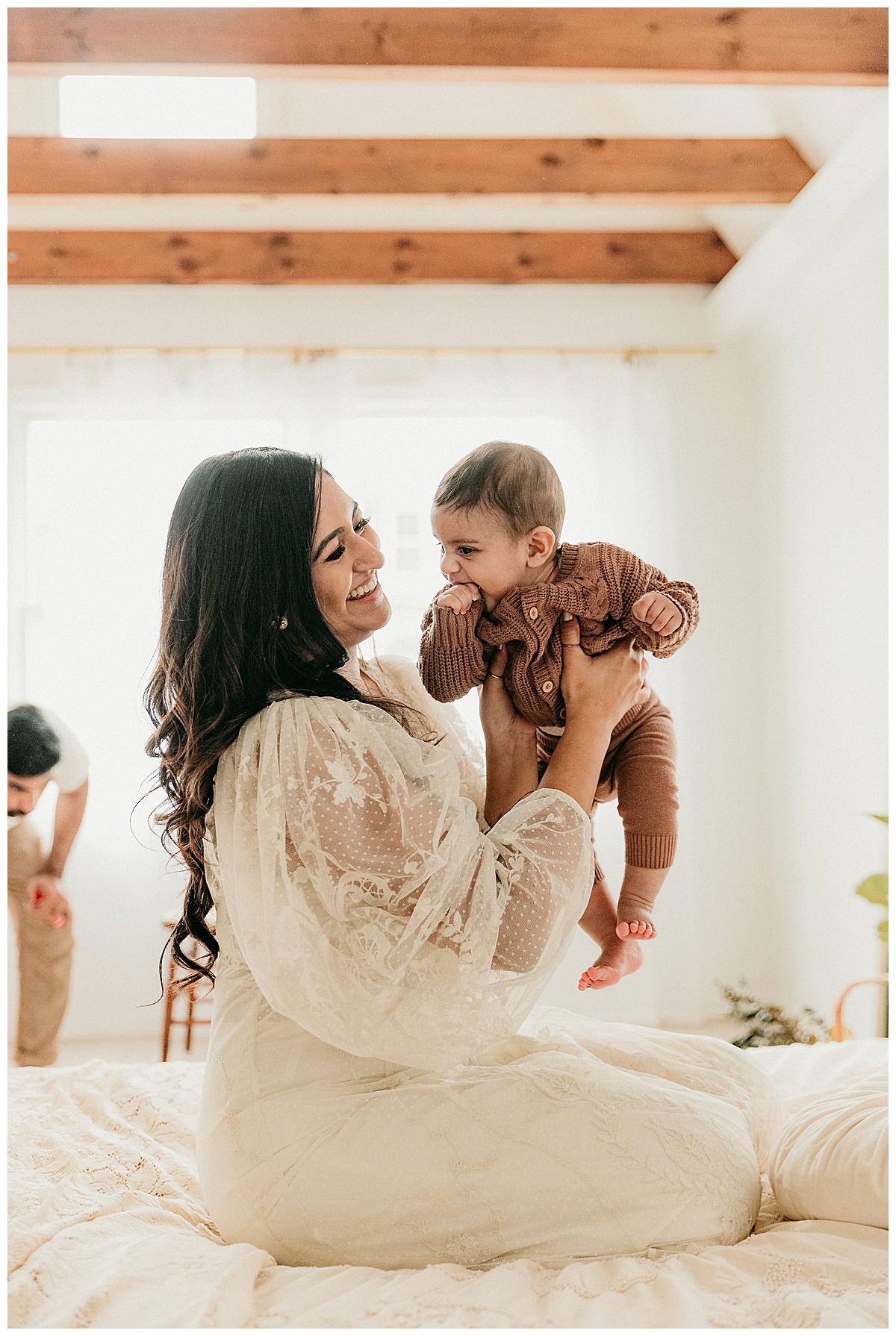 Mom and baby spend time together for Virginia Family Photographer