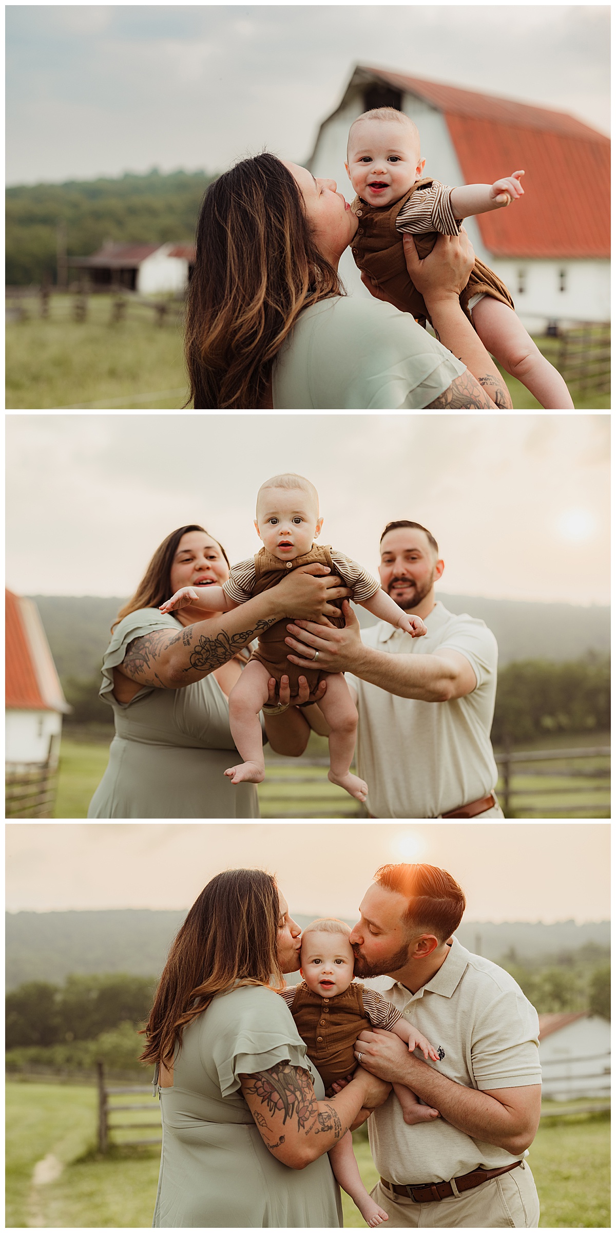 Parents love on baby for Norma Fayak Photography