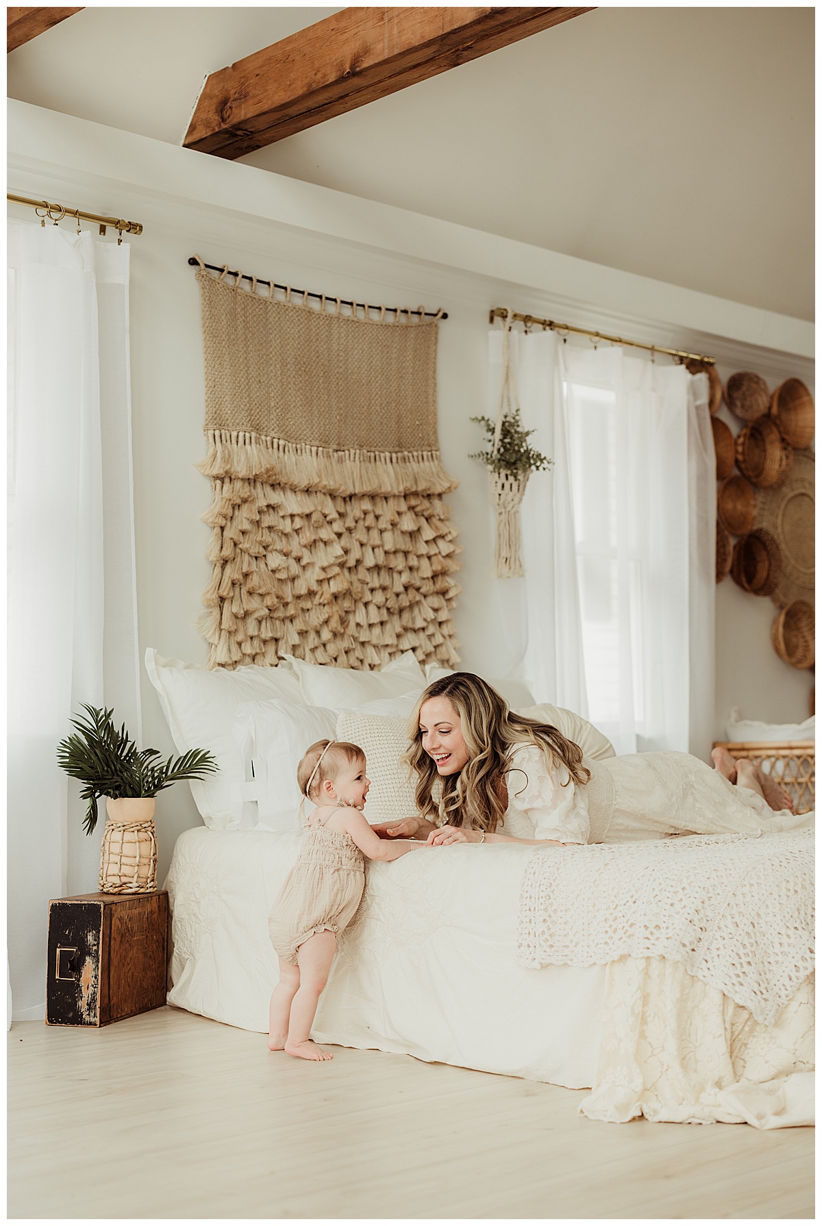 Mom and baby play together for Norma Fayak Photography