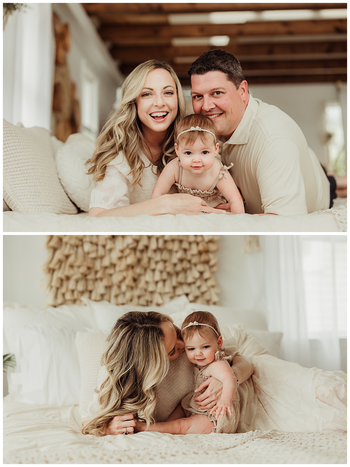 Parents love on little baby for Unposed Lifestyle Family Photos