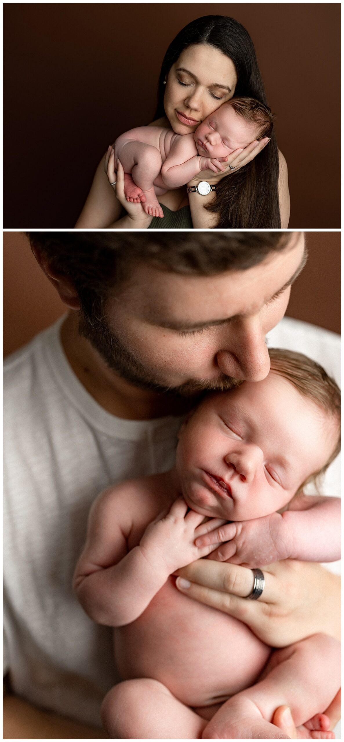 Parents match with their infant as a way to Personalize Your Newborn Session