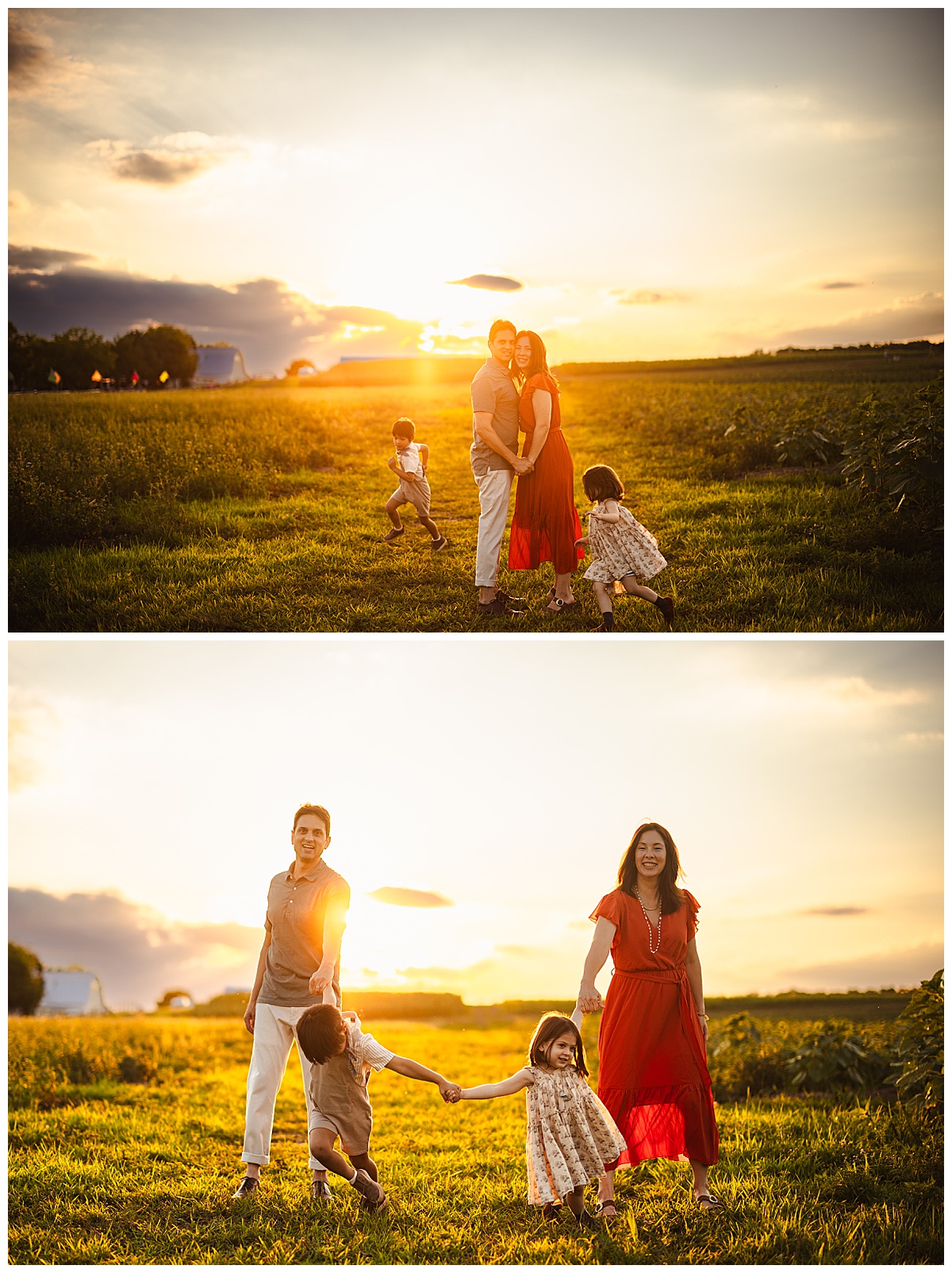 Mom and da play with their kids during Norma Fayak Photography