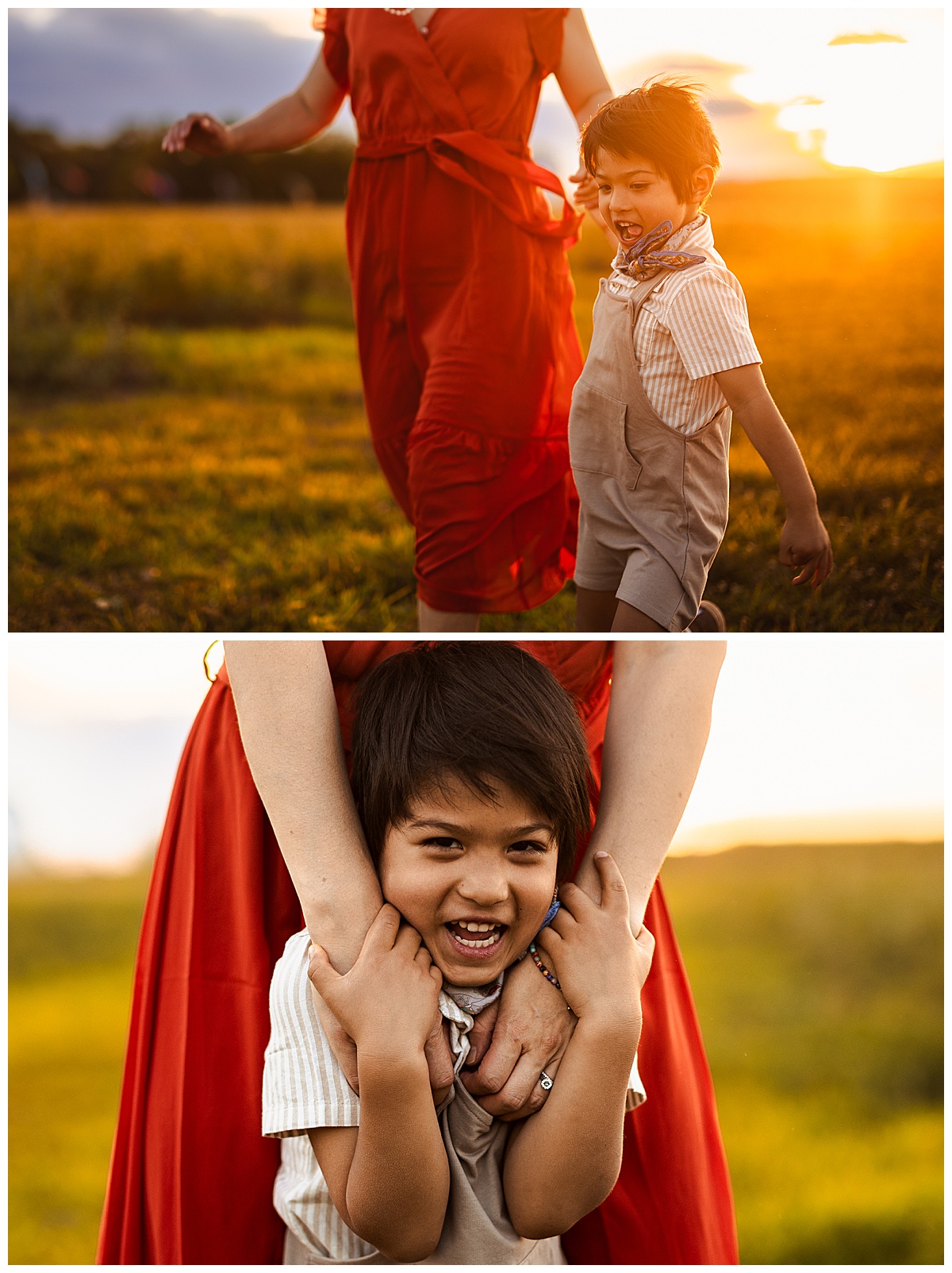 Mom and son play together for Norma Fayak Photography