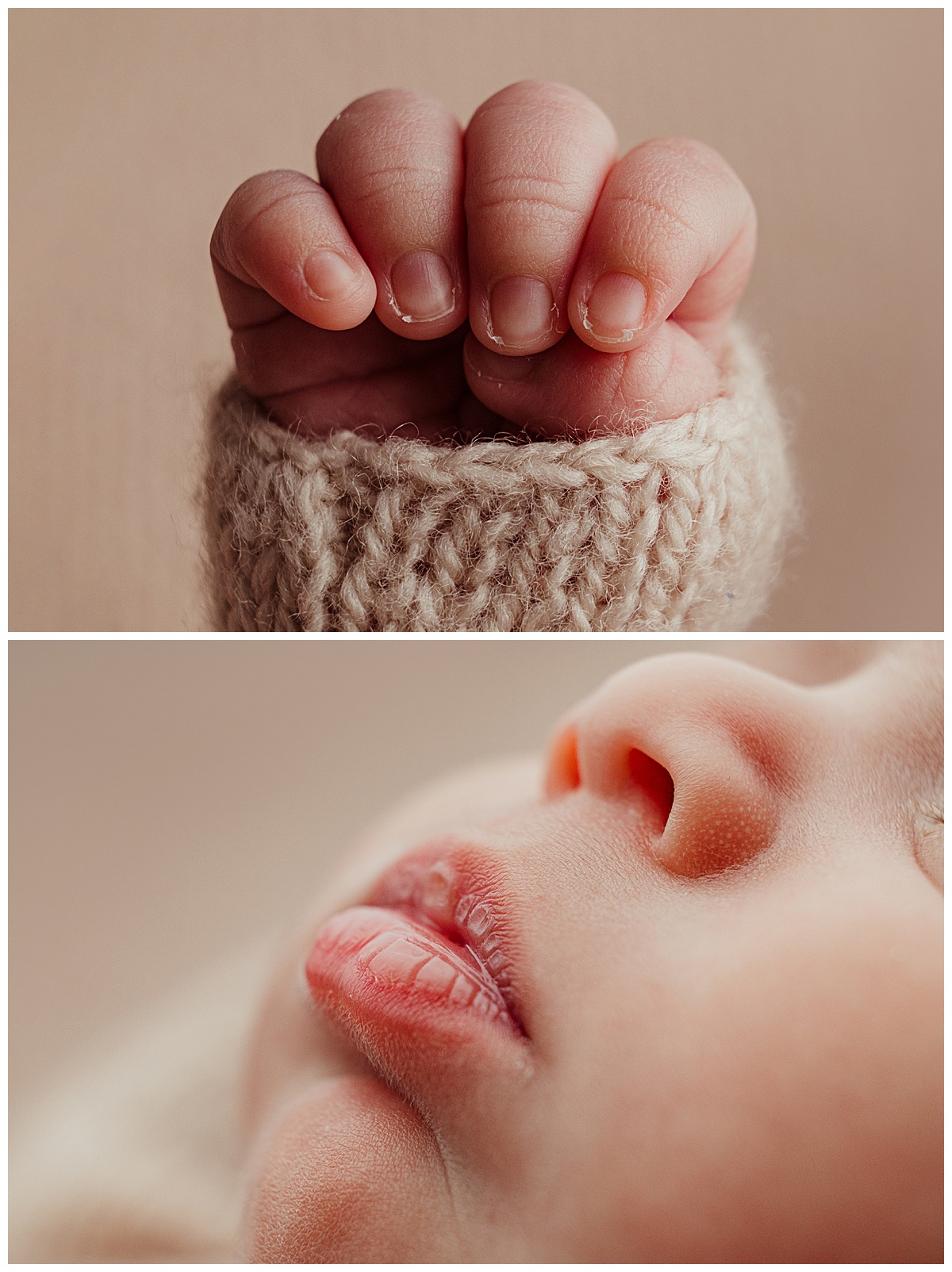 Tiny baby details from a Virginia Newborn Photographer