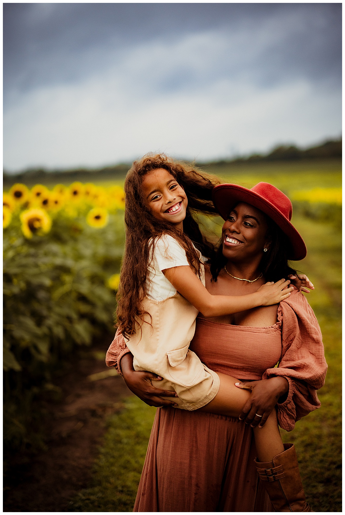 Mom and little girl smile together for Virginia Family Photographer