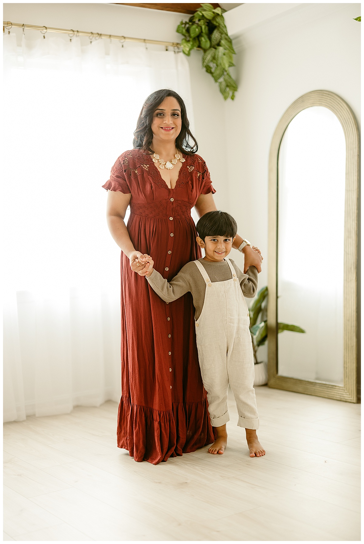 Mom holds son close during their Unposed Lifestyle Shoot