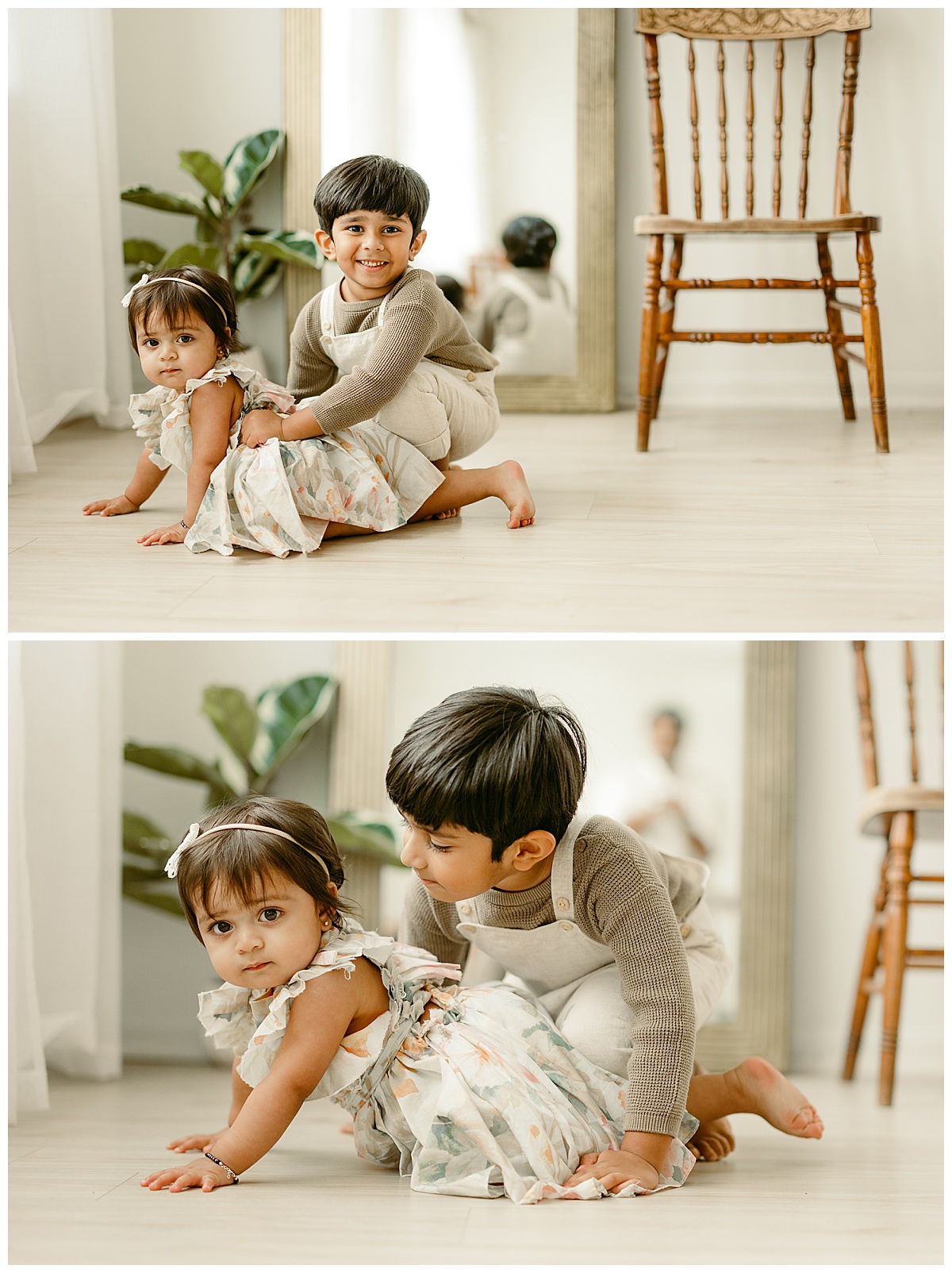 Siblings play together for Norma Fayak Photography