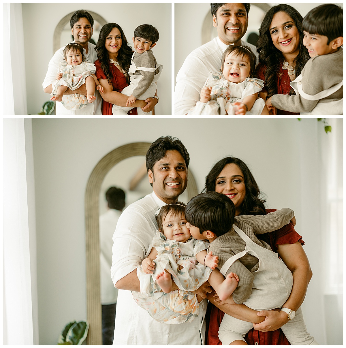 Family laughs and play together for Norma Fayak Photography