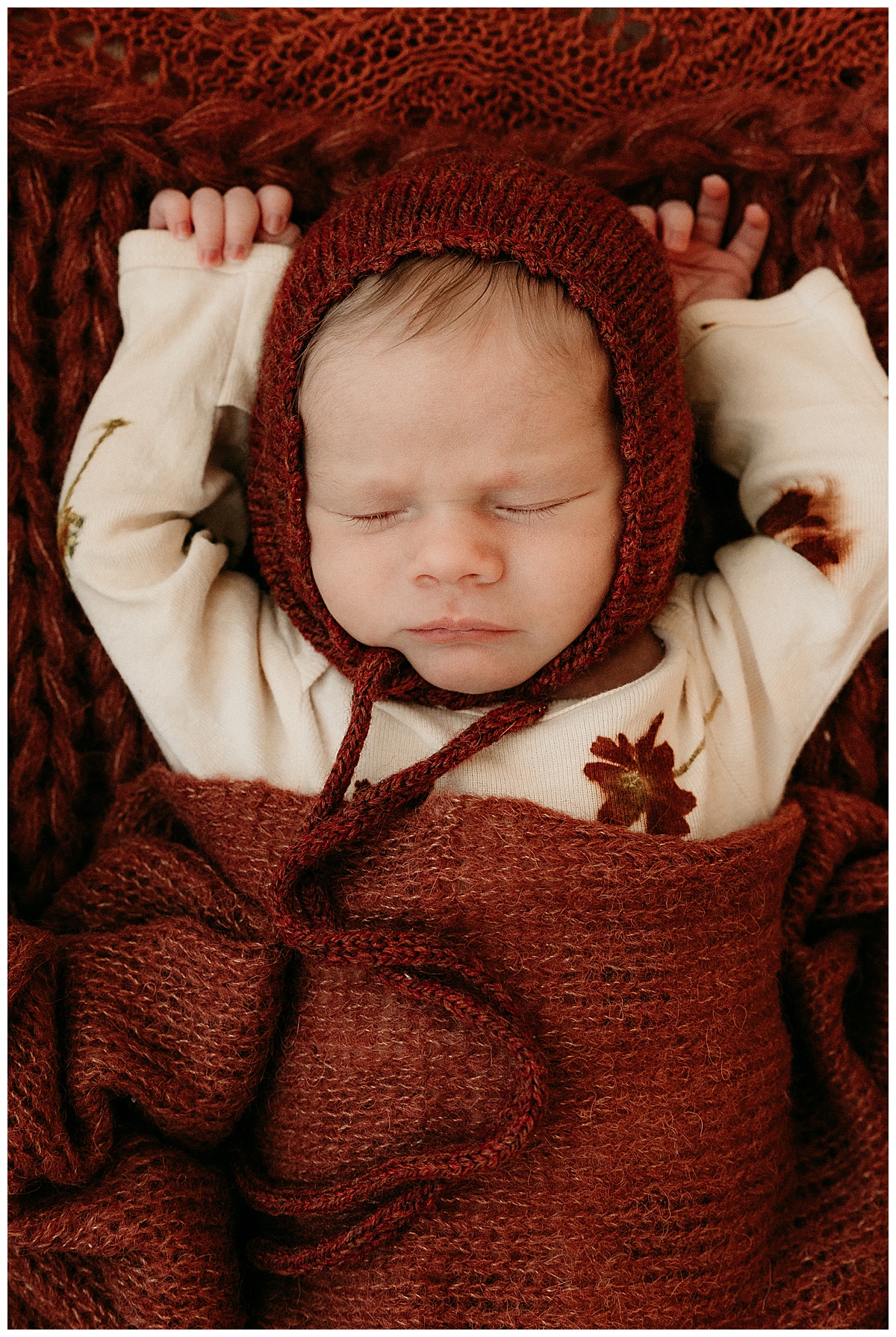 Baby lays down for Norma Fayak Photography